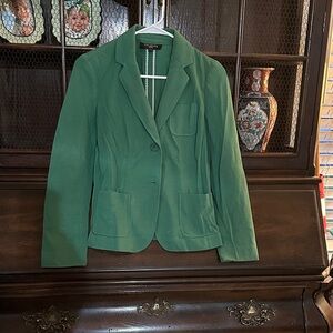 Talbots Vibrant Green Blazer
